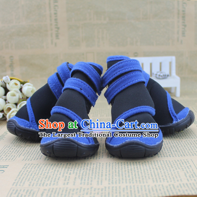 Wetsuit waterproof pet rain shoes tedu gross than in Samoa large Xiong dog dog shoes rain boots blue, L, Tien Petho (newpet) , , , shopping on the Internet