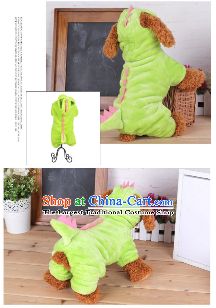 Zen claptrap dinosaur morph connecting cap cotton coat cotton pet tedu VIP Xiong dog clothes than four-legged spring loaded yi dark green M Back Long 27cm photo, prices, brand platters! The elections are supplied in the national character of distribution, so action, buy now enjoy more preferential! As soon as possible.
