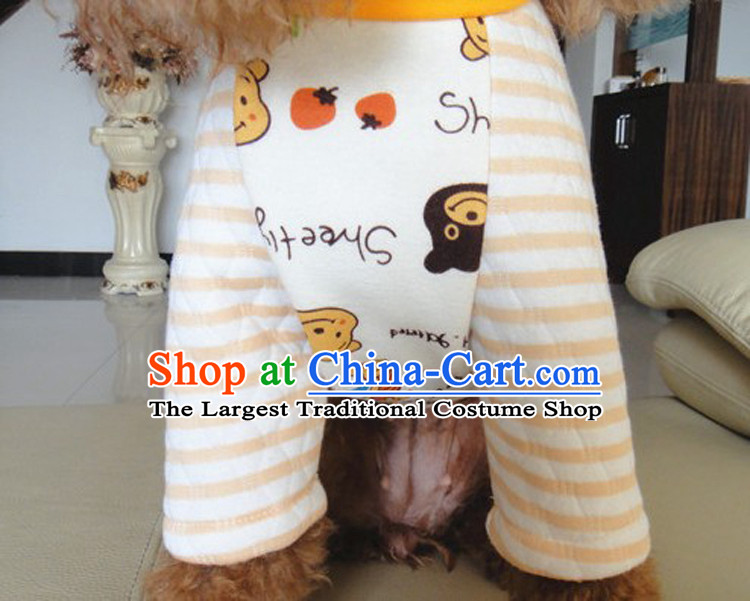 Yet thick pet clothing claptrap winter white cartoon forming the Netherlands Xiong VIP tedu than the lint-free cotton dog warm clothes No. 1 green stripes cartoon (plus) M pictures, lint-free price, brand platters! The elections are supplied in the national character of distribution, so action, buy now enjoy more preferential! As soon as possible.