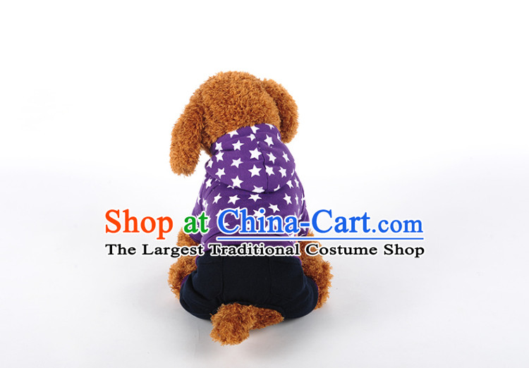 Huayuan hoopet pet four feet on the stars fall and winter warm clothes dog tedu than Xiong cotton apparel vip winter snow, Shui Pin 4 on Thick purple XL-back long 34-40cm picture, prices, brand platters! The elections are supplied in the national character of distribution, so action, buy now enjoy more preferential! As soon as possible.