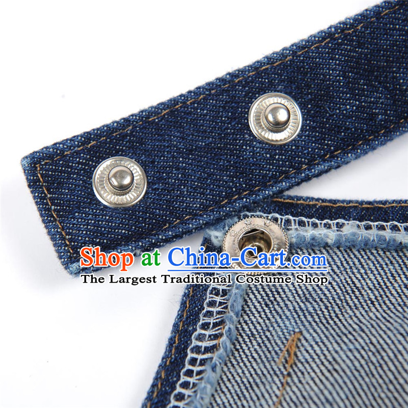 Huayuan hoopet pets jeans denim dress couples with the autumn and winter clothing four feet dogs replace tedu costumes, Shui Suet Jumpsuits blue denim jumpsuits XL-back long 33-38cm, Huayuan claptrap (hoopet) , , , shopping on the Internet