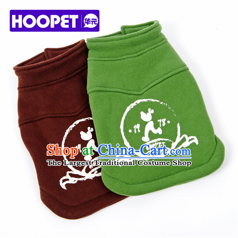 Hua Yuan hoopet autumn and winter clothing pets warm clothes dog lovers replace tedu than Xiong vest dress dog small dog with dark green ponies a autumn S-chest 30-34cm, Huayuan claptrap (hoopet) , , , shopping on the Internet