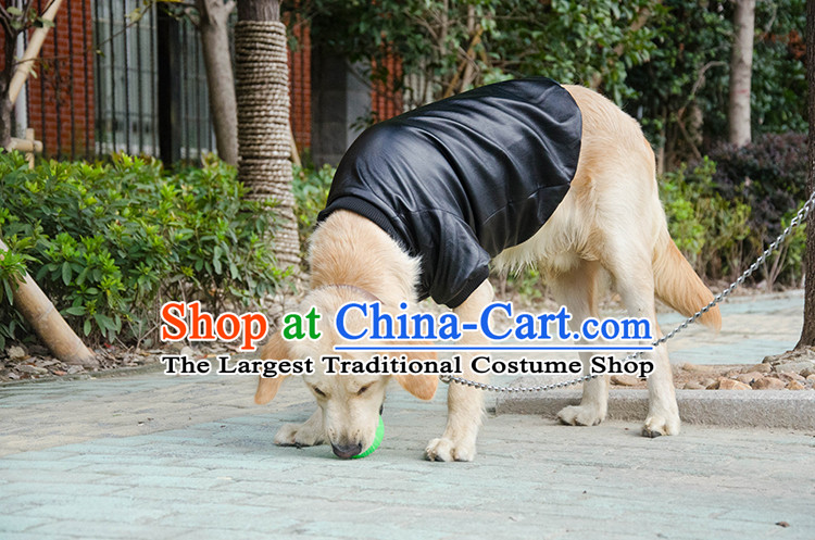 Hua Yuan hoopet dog clothes in large dogs leather garments large dog costume Kim Ha Shi Qi pet hair fall/winter collections loose lion Alaska black leather garments warm XL-chest 50-56cm picture, prices, brand platters! The elections are supplied in the national character of distribution, so action, buy now enjoy more preferential! As soon as possible.