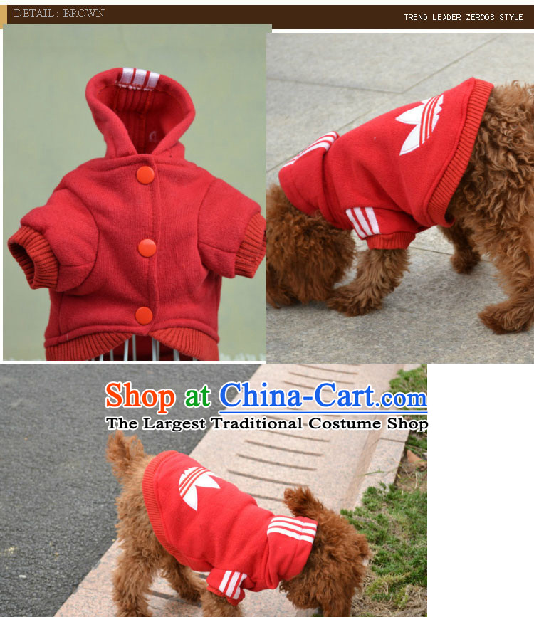 Clover pet dog clothes for autumn and winter clothing boxed tedu dog clothes VIP tedu both feet yi dog costume pets clothing warm clothing RED M picture, prices, brand platters! The elections are supplied in the national character of distribution, so action, buy now enjoy more preferential! As soon as possible.