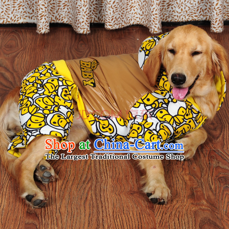 Large dogs for autumn and winter clothing four feet gross cotton_Samoa Jecha Bihac large dogs pets taxi clothes XS