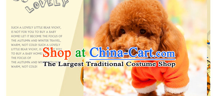 Hoopet dog autumn and winter clothing lovely Winni Cubs four feet on pet dogs tedu clothes clothes orange S picture, prices, brand platters! The elections are supplied in the national character of distribution, so action, buy now enjoy more preferential! As soon as possible.