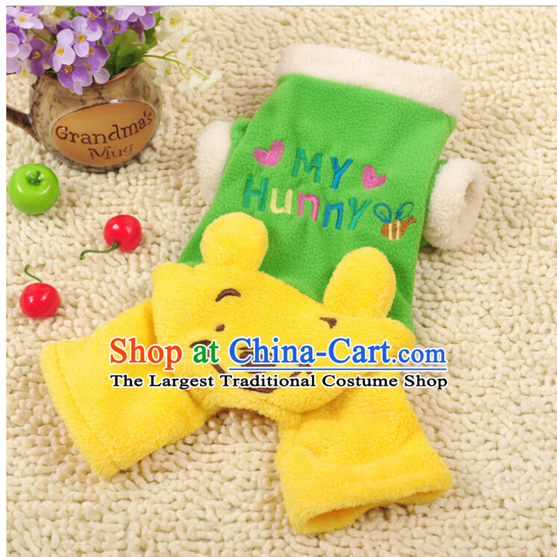 Hoopet dog autumn and winter clothing lovely Winni Cubs four feet on pet dogs tedu clothes clothes orange S, Huayuan claptrap (hoopet) , , , shopping on the Internet