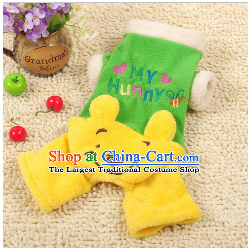 Hoopet dog autumn and winter clothing lovely Winni Cubs four feet on pet dogs tedu clothes clothes orange M, Huayuan claptrap (hoopet) , , , shopping on the Internet