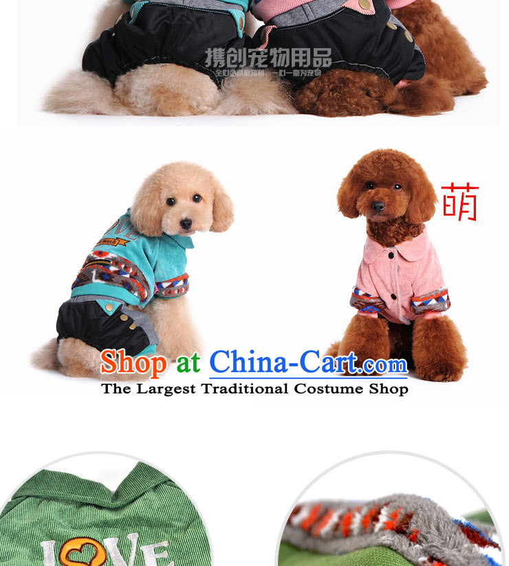 Chukchi 2014 NEW MANAGED BY dog clothes pet dog clothing and autumn and winter clothing four boxed tedu than Xiong Green 14 gauge picture, prices, brand platters! The elections are supplied in the national character of distribution, so action, buy now enjoy more preferential! As soon as possible.