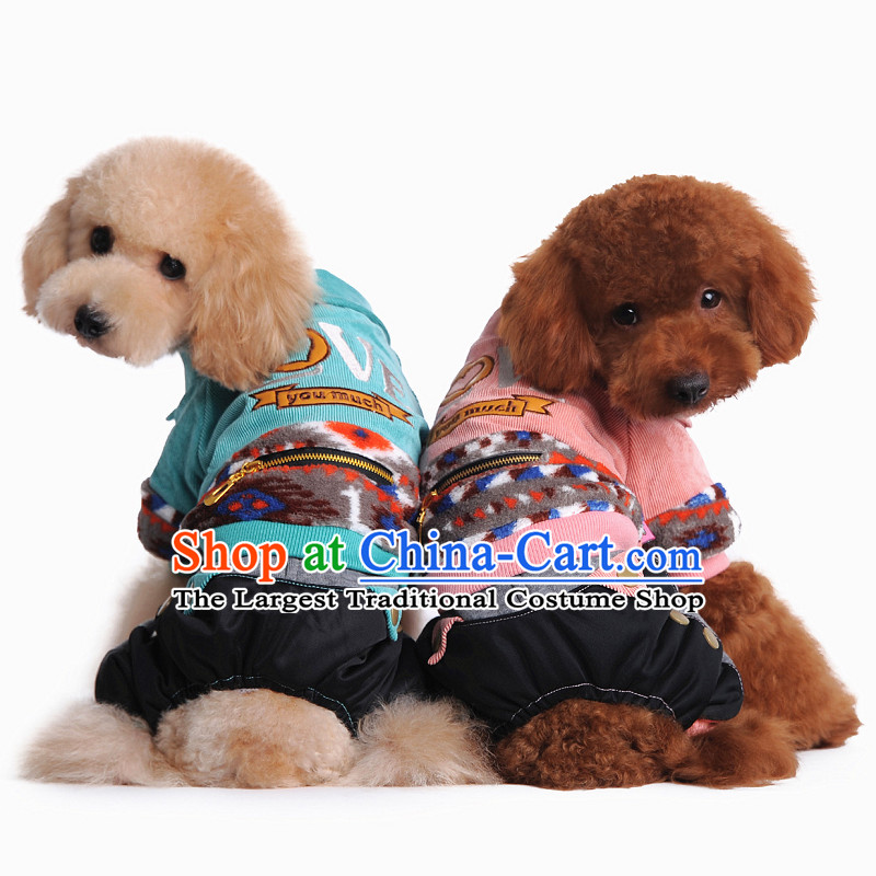 Chukchi 2014 NEW MANAGED BY dog clothes pet dog clothing and autumn and winter clothing four boxed tedu Xiong Green 14#, than in the Chukchi CHUKCHI () , , , shopping on the Internet