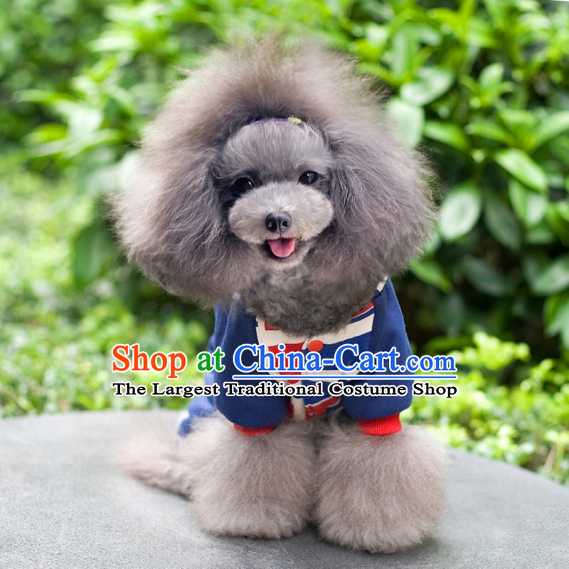 Chukchi new pet flag color woolen clothing dog clothes warm winter clothing four legs cap pet dress blue 10#, CHUKOT CHUKCHI () , , , shopping on the Internet