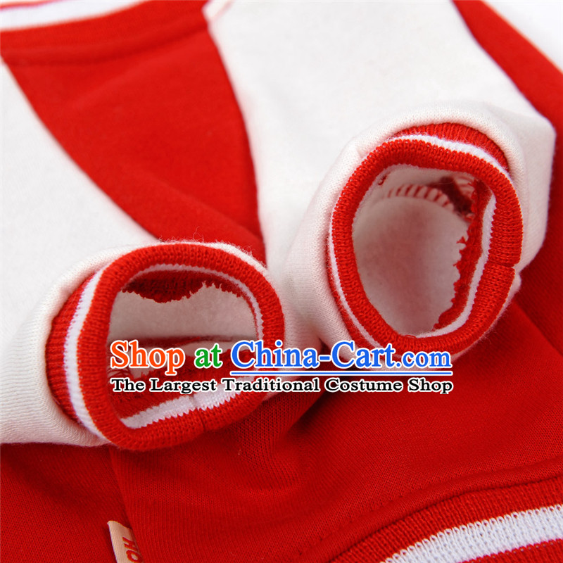 Hua Yuan hoopet autumn and winter tedu than Xiong vip sweater baseball Services Pet cotton red and white M-chest 36-40cm, Huayuan claptrap (hoopet) , , , shopping on the Internet