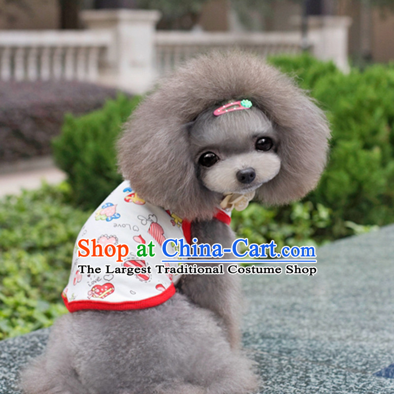 Pet dog clothes VIP than Xiong tedu clothes dog clothes Vest love Sin 150 45 red S day grace, , , , shopping on the Internet