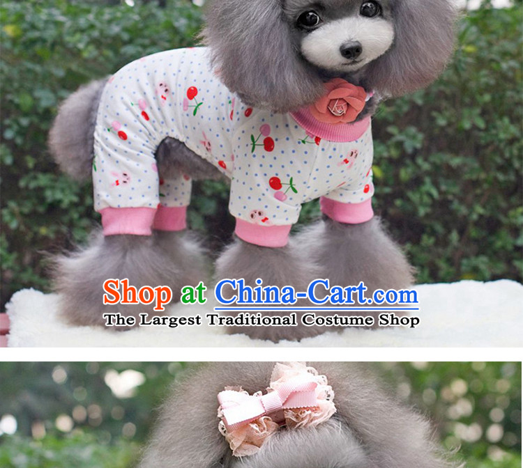 Pet dog clothes tedu VIP than Hiromi Dress Bear small fresh pyjama trousers 15040 pink cherry L of pictures, prices, brand platters! The elections are supplied in the national character of distribution, so action, buy now enjoy more preferential! As soon as possible.