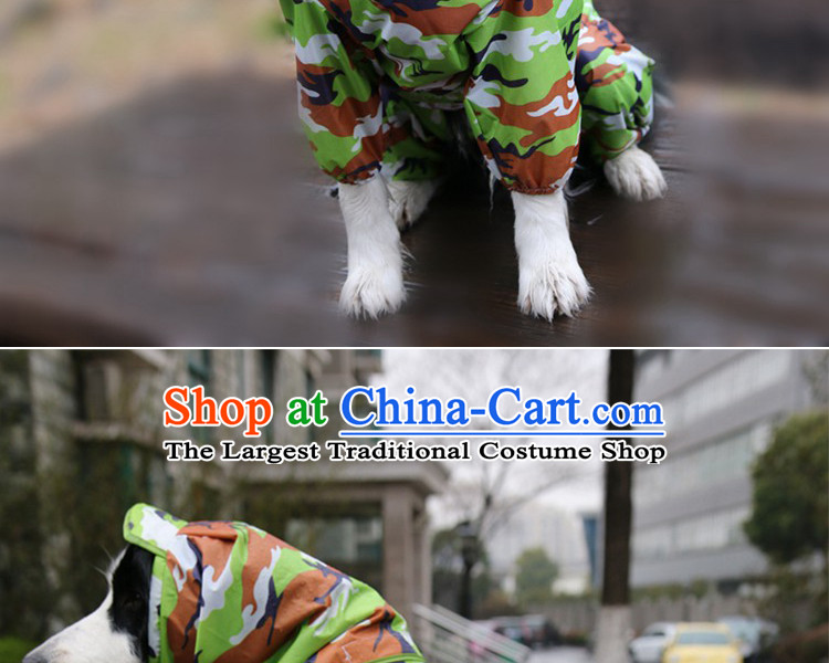 Large dogs to rain coat four feet in camouflage raincoat gross Samoa full pet dogs large raincoat rain poncho Camouflage green 30 pictures, prices, brand platters! The elections are supplied in the national character of distribution, so action, buy now enjoy more preferential! As soon as possible.