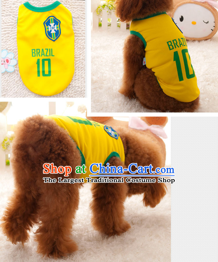 Madden pets dogs tedu vip spring and summer New World Cup Football vest dog clothes red bar Spain s breast 35 back long 25 pictures, prices, brand platters! The elections are supplied in the national character of distribution, so action, buy now enjoy more preferential! As soon as possible.