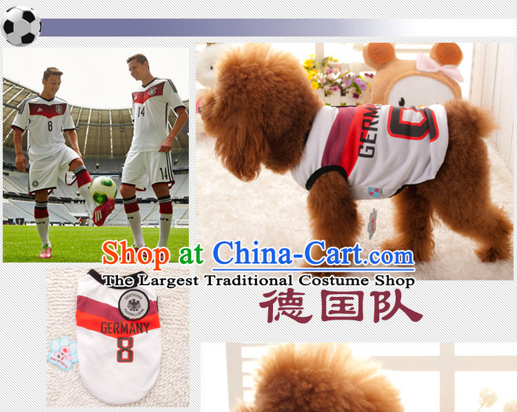 Madden pets dogs tedu vip spring and summer New World Cup Football vest dog clothes red bar Spain s breast 35 back long 25 pictures, prices, brand platters! The elections are supplied in the national character of distribution, so action, buy now enjoy more preferential! As soon as possible.