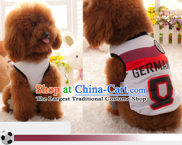 Madden pets dogs tedu vip spring and summer New World Cup Football vest dog clothes red bar Spain s breast 35 back long 25 pictures, prices, brand platters! The elections are supplied in the national character of distribution, so action, buy now enjoy more preferential! As soon as possible.