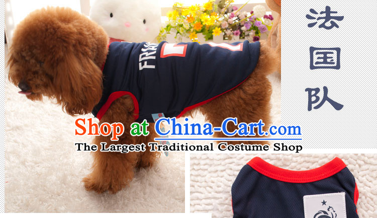 Madden pets dogs tedu vip spring and summer New World Cup Football vest dog clothes red bar Spain M of brassieres 40 back long 30 pictures, prices, brand platters! The elections are supplied in the national character of distribution, so action, buy now enjoy more preferential! As soon as possible.