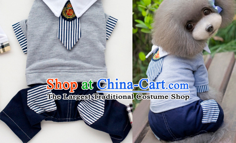 Blue pet dog clothes Lai dog spring and summer load campus wind series tedu VIP than Xiong Hiromi dress streaks four feet, Yi XL Photo, prices, brand platters! The elections are supplied in the national character of distribution, so action, buy now enjoy more preferential! As soon as possible.