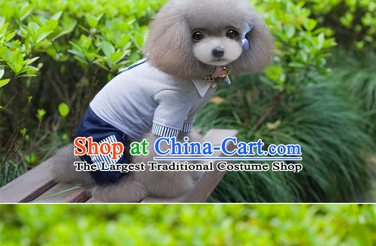 Blue pet dog clothes Lai dog spring and summer load campus wind series tedu VIP than Xiong Hiromi dress streaks four feet, Yi XL Photo, prices, brand platters! The elections are supplied in the national character of distribution, so action, buy now enjoy more preferential! As soon as possible.