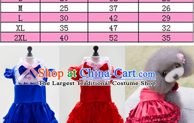 Pet dog spring and summer clothing dog clothes Lolita lamings skirt tedu than Xiong VIP Hiromi dress Blue M of pictures, prices, brand platters! The elections are supplied in the national character of distribution, so action, buy now enjoy more preferential! As soon as possible.