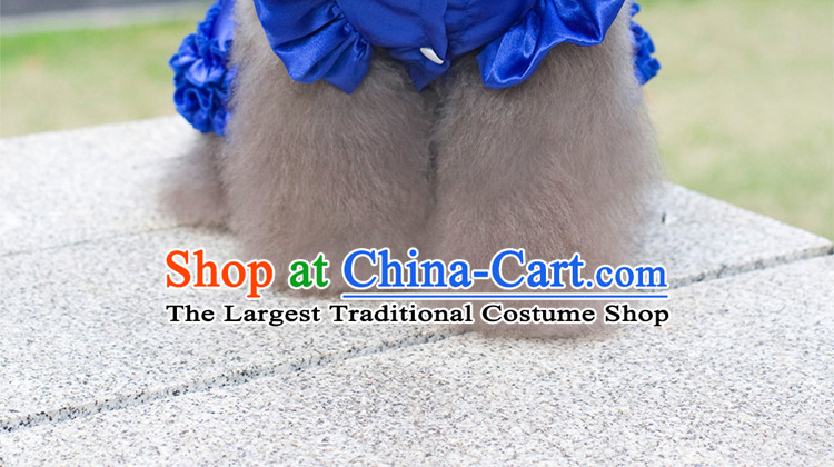 Pet dog spring and summer clothing dog clothes Lolita lamings skirt tedu than Xiong VIP Hiromi dress Blue M of pictures, prices, brand platters! The elections are supplied in the national character of distribution, so action, buy now enjoy more preferential! As soon as possible.