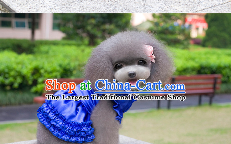 Pet dog spring and summer clothing dog clothes Lolita lamings skirt tedu than Xiong VIP Hiromi dress Blue M of pictures, prices, brand platters! The elections are supplied in the national character of distribution, so action, buy now enjoy more preferential! As soon as possible.