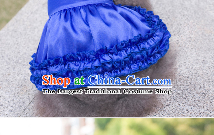 Pet dog spring and summer clothing dog clothes Lolita lamings skirt tedu than Xiong VIP Hiromi dress Blue M of pictures, prices, brand platters! The elections are supplied in the national character of distribution, so action, buy now enjoy more preferential! As soon as possible.