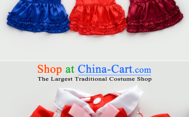 Pet dog spring and summer clothing dog clothes Lolita lamings skirt tedu than Xiong VIP Hiromi dress Blue M of pictures, prices, brand platters! The elections are supplied in the national character of distribution, so action, buy now enjoy more preferential! As soon as possible.