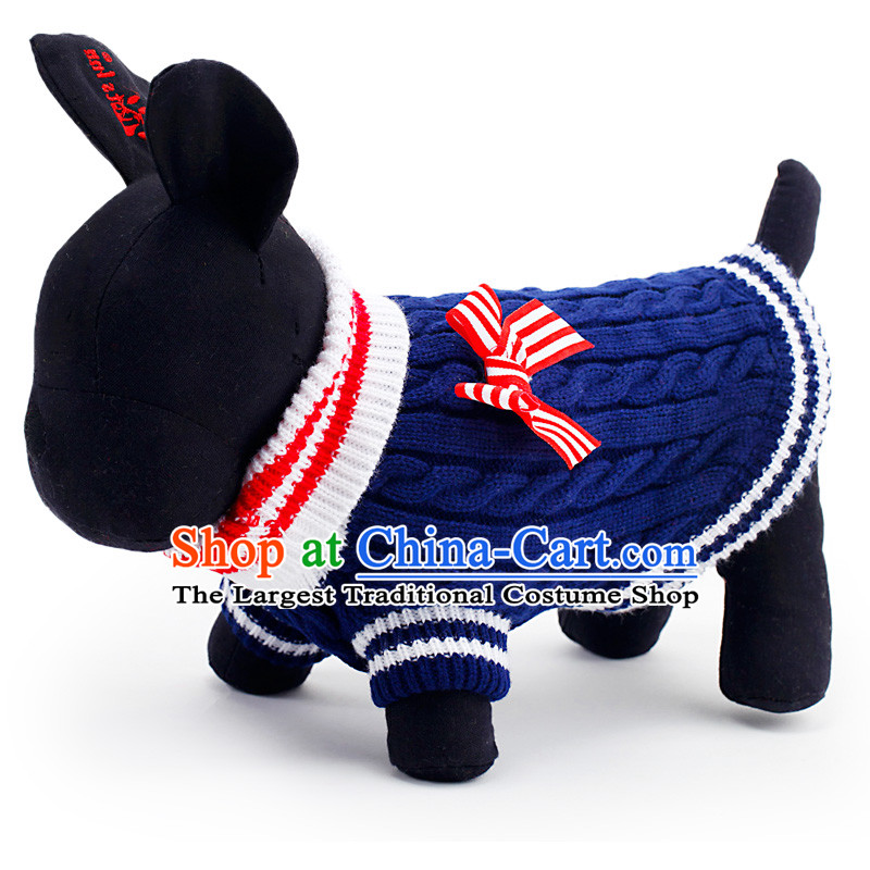 Petcircle dog clothes Thick feet pet clothes for autumn and winter new sweater tedu gross than Xiong chihuahuas cats and dogs supplies navy clothes Sweater - Blue xxs,petcircle,,, shopping on the Internet