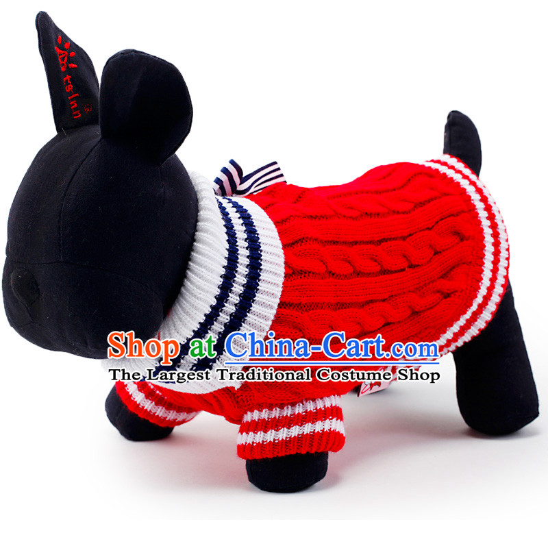 Petcircle dog clothes Thick feet pet clothes for autumn and winter new sweater tedu gross than Xiong chihuahuas cats and dogs supplies navy clothes Sweater - Red xxs,petcircle,,, shopping on the Internet
