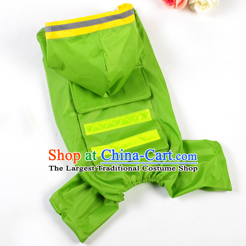Huayuan hoopet gross raincoat large dogs in large dogs clothes dog rain poncho four feet, Samoa and apparels pets clothes 7XL- light green back long 63-68cm, Huayuan claptrap (hoopet) , , , shopping on the Internet