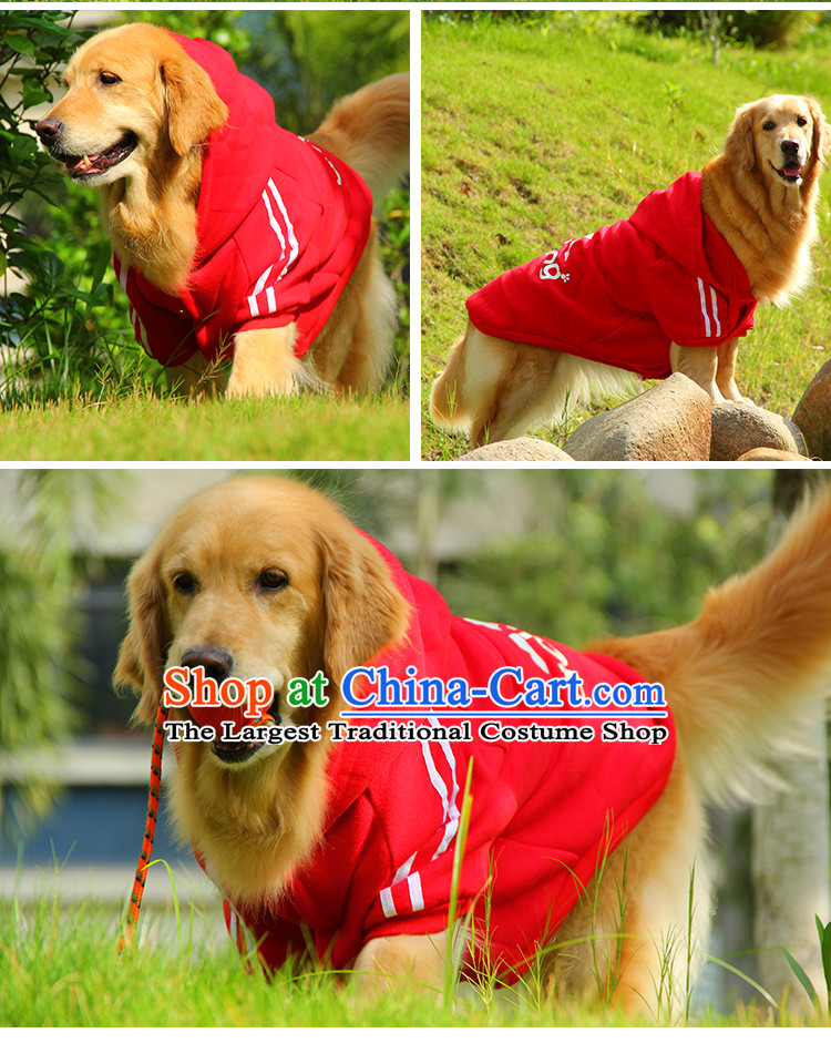 Dog clothes large dog in the spring and autumn large dogs gross clothes Ha Shi Qi Samoa and pet clothing RED M picture, prices, brand platters! The elections are supplied in the national character of distribution, so action, buy now enjoy more preferential! As soon as possible.