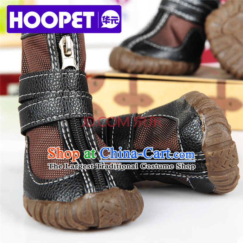 Huayuan hoopet pet dog large shoes shoes large dogs anti_slip Martin boots snowshoeing gross out black large dog Martin boots 10__ foot 9 foot width 7