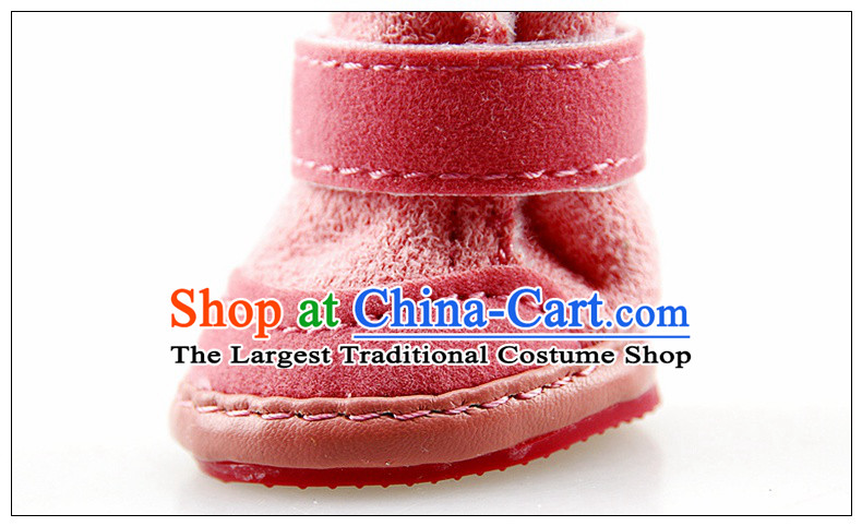 Dog shoes sub tedu dog shoes for autumn and winter Lamb Wool Velvet snowshoeing than Xiong VIP Hiromi pet dogs small cotton shoes snowshoeing Maroon 1 pictures, prices, brand platters! The elections are supplied in the national character of distribution, so action, buy now enjoy more preferential! As soon as possible.