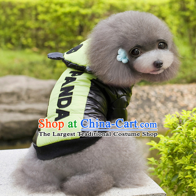 Fast skip dog clothes pet four feet, Yi morph replacing autumn warm winter Feather & tedu than small dogs Dress Bear VIP load spring and autumn coral dog sweater Package Mail Tsing black, L, faster PET has been pressed down shopping on the Internet