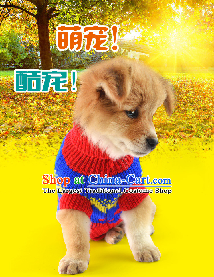 Fast skip dog clothes pet four feet, Yi morph replacing autumn warm winter Feather & tedu than small dogs Dress Bear VIP load spring and autumn coral dog sweater knit jacquard yarn-Package 8 Random Pictures, prices, brand platters! The elections are supplied in the national character of distribution, so action, buy now enjoy more preferential! As soon as possible.