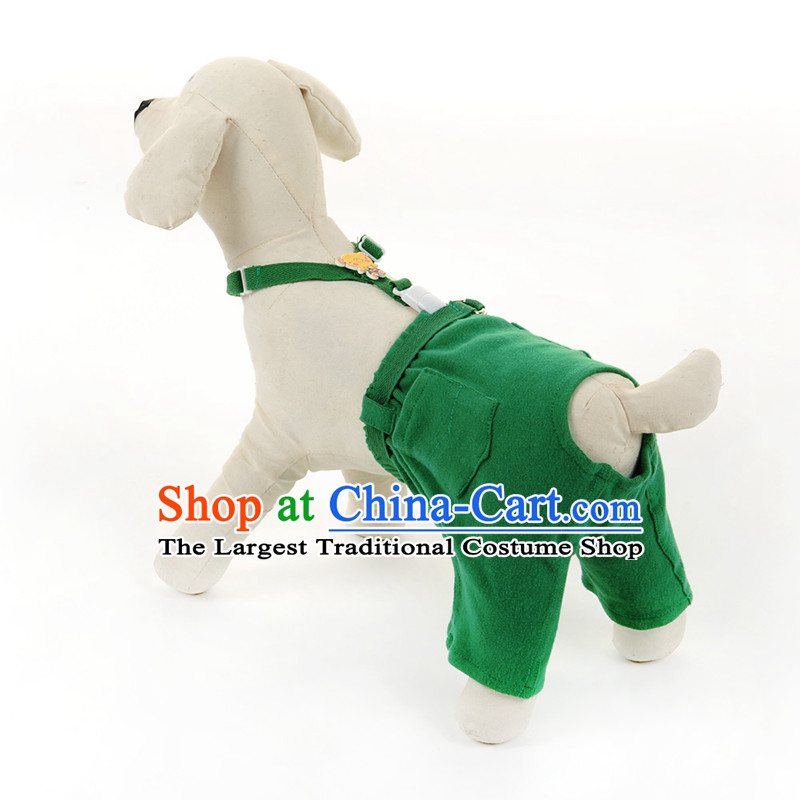 Hua Yuan hoopet dog physiological trousers jumpsuits menstrual trousers green kit must also shoulder strap physiological trousers L_waist 28_30cm