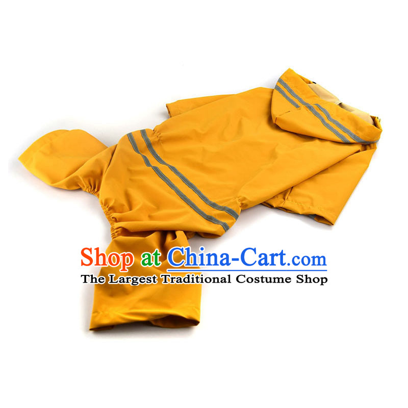 Transfer of small and medium-sized dogs night light raincoat pet dog waterproof clothing yellow 7XL, Some raise their heads Paradise Shopping on the Internet has been pressed.