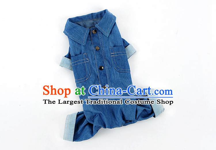 Huayuan hoopet tedu than Xiong dog spring and summer clothing casual clothes with pets in the four-pin jeans XL-back long 35-40cm picture, prices, brand platters! The elections are supplied in the national character of distribution, so action, buy now enjoy more preferential! As soon as possible.