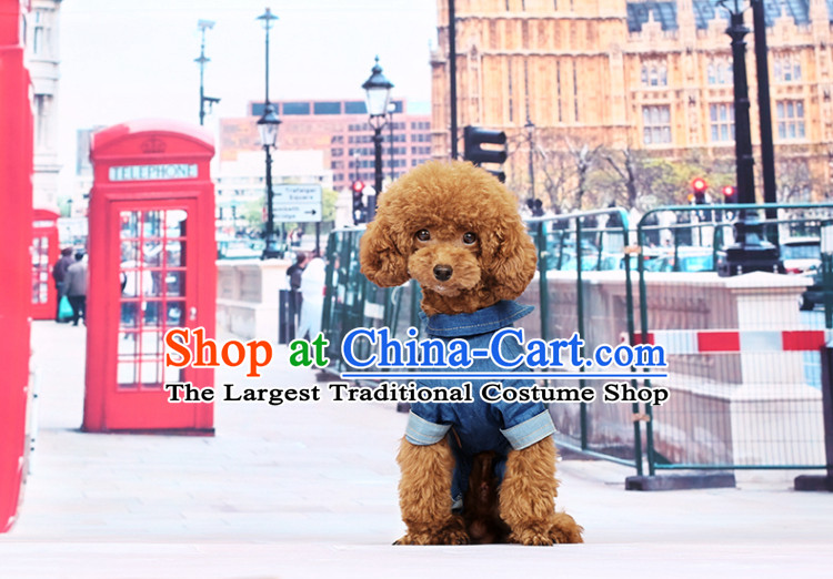 Huayuan hoopet tedu than Xiong dog spring and summer clothing casual clothes with pets in the four-pin jeans XL-back long 35-40cm picture, prices, brand platters! The elections are supplied in the national character of distribution, so action, buy now enjoy more preferential! As soon as possible.