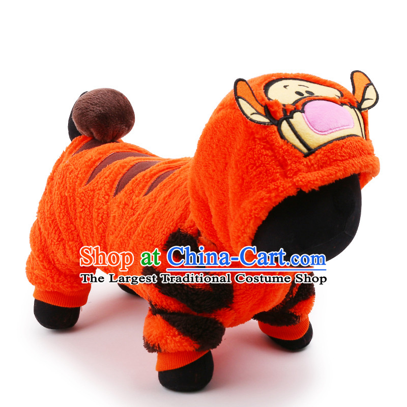 Pets allowed for autumn and winter clothing petcircle clothes small cats and dogs Mimi tedu gross dog clothes pet four feet, Yi dog supplies orange clothing_tigers morph replacing M