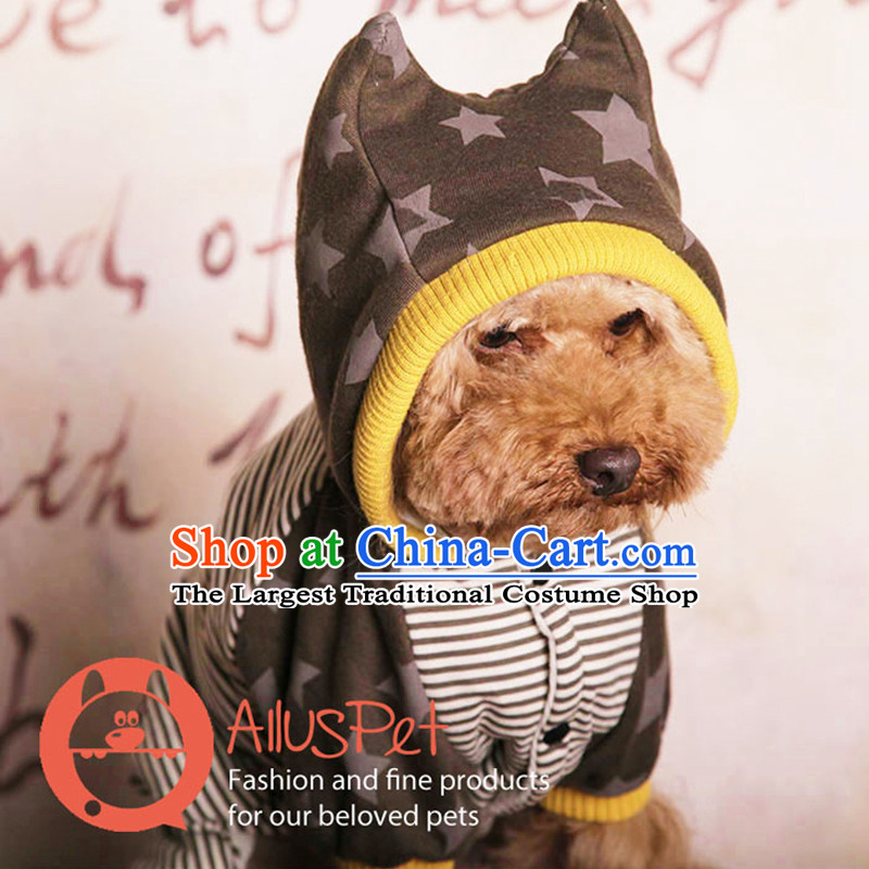 Dog Clothing Supplies dog costume pets clothes tedu gross autumn and winter clothing is a lovely vest four-legged sweater cotton coat thick S full-lok (quanle) , , , shopping on the Internet