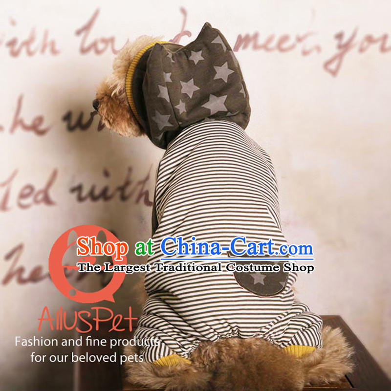 Dog Clothing Supplies dog costume pets clothes tedu gross autumn and winter clothing is a lovely vest four-legged sweater cotton coat thick S full-lok (quanle) , , , shopping on the Internet