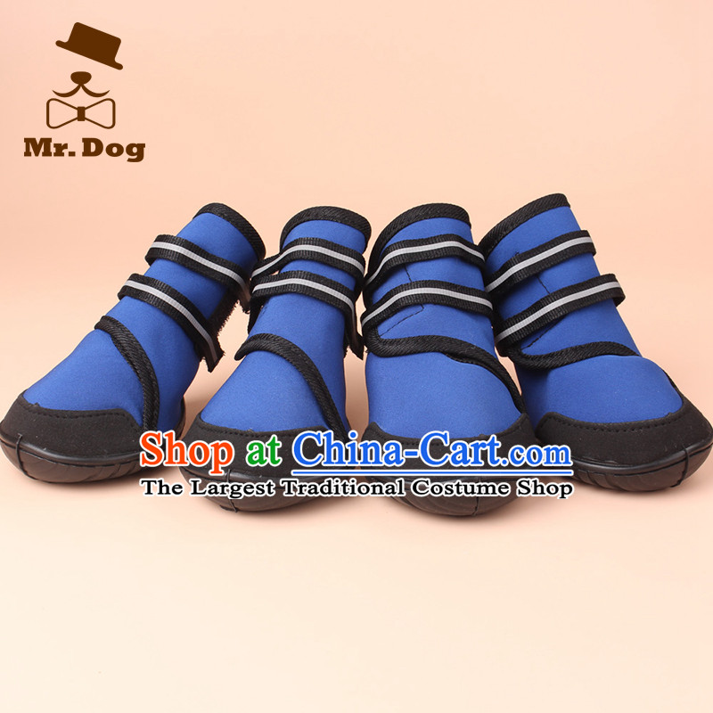 Non-slip wear large dog mr.dog shoes pet waterproof shoe gross shoes dog shoes pets rain shoes blue XL, dogs (mr.dog) , , , shopping on the Internet