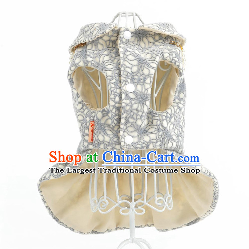 Huayuan hoopet vip dog autumn and winter clothing dresses pet costumes small incense Wind Vest skirt L-chest pearl 40-46cm, Wai Wah Chong (hoopet yuan) , , , shopping on the Internet