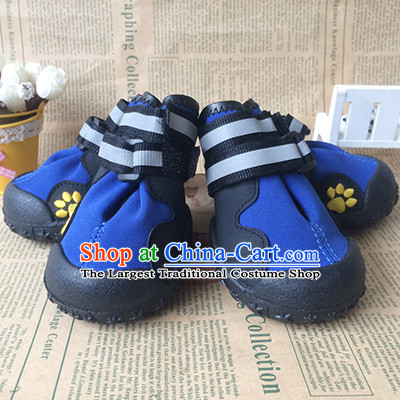 The pet anti-slip tien wear shoes large dog gross margin of Samoa Ha Shi Qi loose shoes Blue 5 lion picture, prices, brand platters! The elections are supplied in the national character of distribution, so action, buy now enjoy more preferential! As soon as possible.