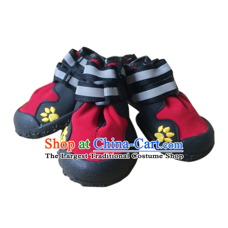 The pet anti_slip tien wear shoes large dog gross margin of Samoa Ha Shi Qi loose shoes Red Lion No. 5