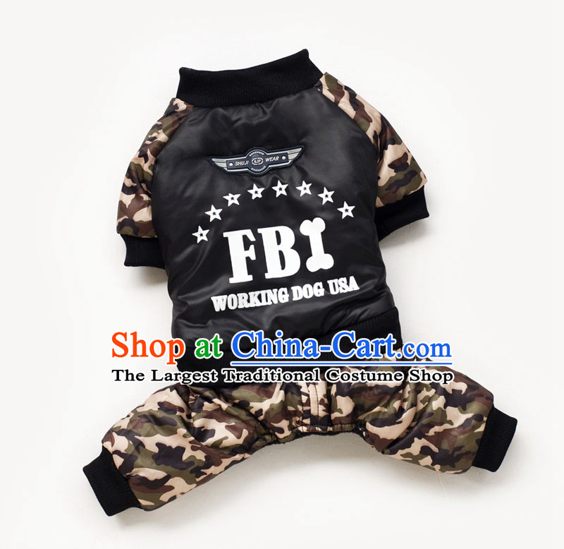 The new camouflage thick cotton FBI tedu dog clothes Fall/Winter Collections VIP pet four feet down picture color clothes XXL recommendations 9 to 10 pictures, prices, brand platters! The elections are supplied in the national character of distribution, so action, buy now enjoy more preferential! As soon as possible.